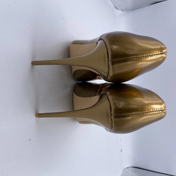 Elegant Gold Stiletto Heels - Picture 6 of 10